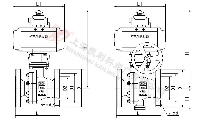 Q641F氣動切斷球閥、氣動O型切斷球閥結(jié)構(gòu)圖