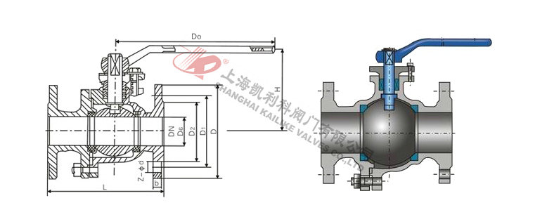 Q41F液化氣球閥結(jié)構(gòu)圖