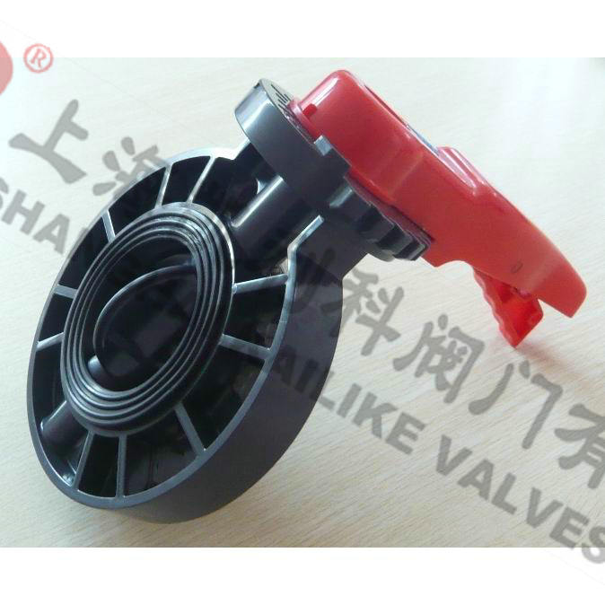 D71X-10S塑料蝶閥 D71X-10S塑料蝶閥