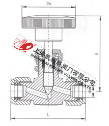 QJ-1氣動管路截止閥外形結構圖