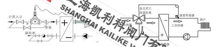ZZWP自力式溫度調節閥安裝示意圖