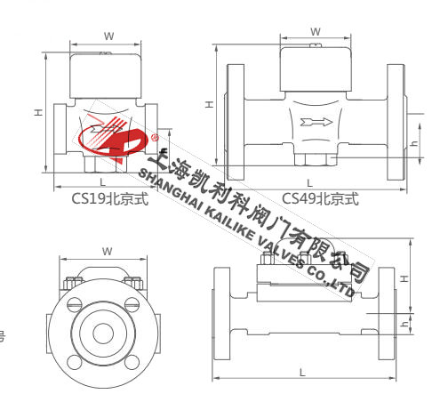 CS49H圓盤式疏水閥外形結構圖