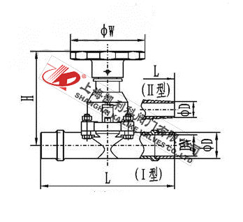 GM-(H)不銹鋼高真空隔膜閥外形結構圖