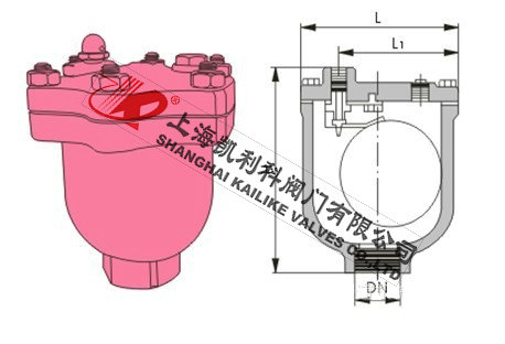 ARVX微量自動排氣閥外形結構圖
