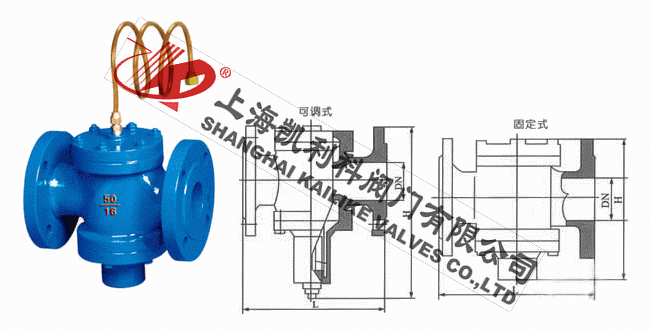 ZYC、ZTY47自力式壓差控制閥外形結構圖