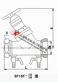 SP15F絲扣數(shù)字鎖定平衡閥外形結(jié)構(gòu)圖