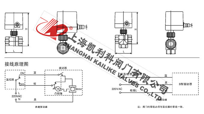 SEV5000電動二通球閥外形結構圖
