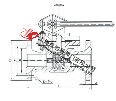 Z44H、Z48H不銹鋼快速排污閥外形結構圖