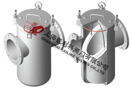 SRB34高低籃式過濾器結構分析圖
