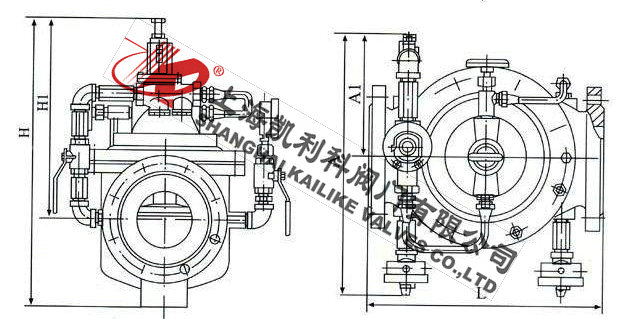200X減壓穩壓閥外形結構圖