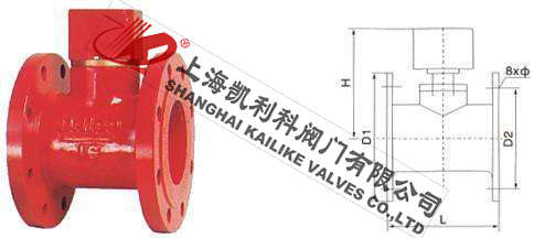 ZSJZ消防水流指示器外形結(jié)構(gòu)圖