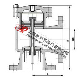 H142X液壓水位控制閥外形結(jié)構(gòu)圖